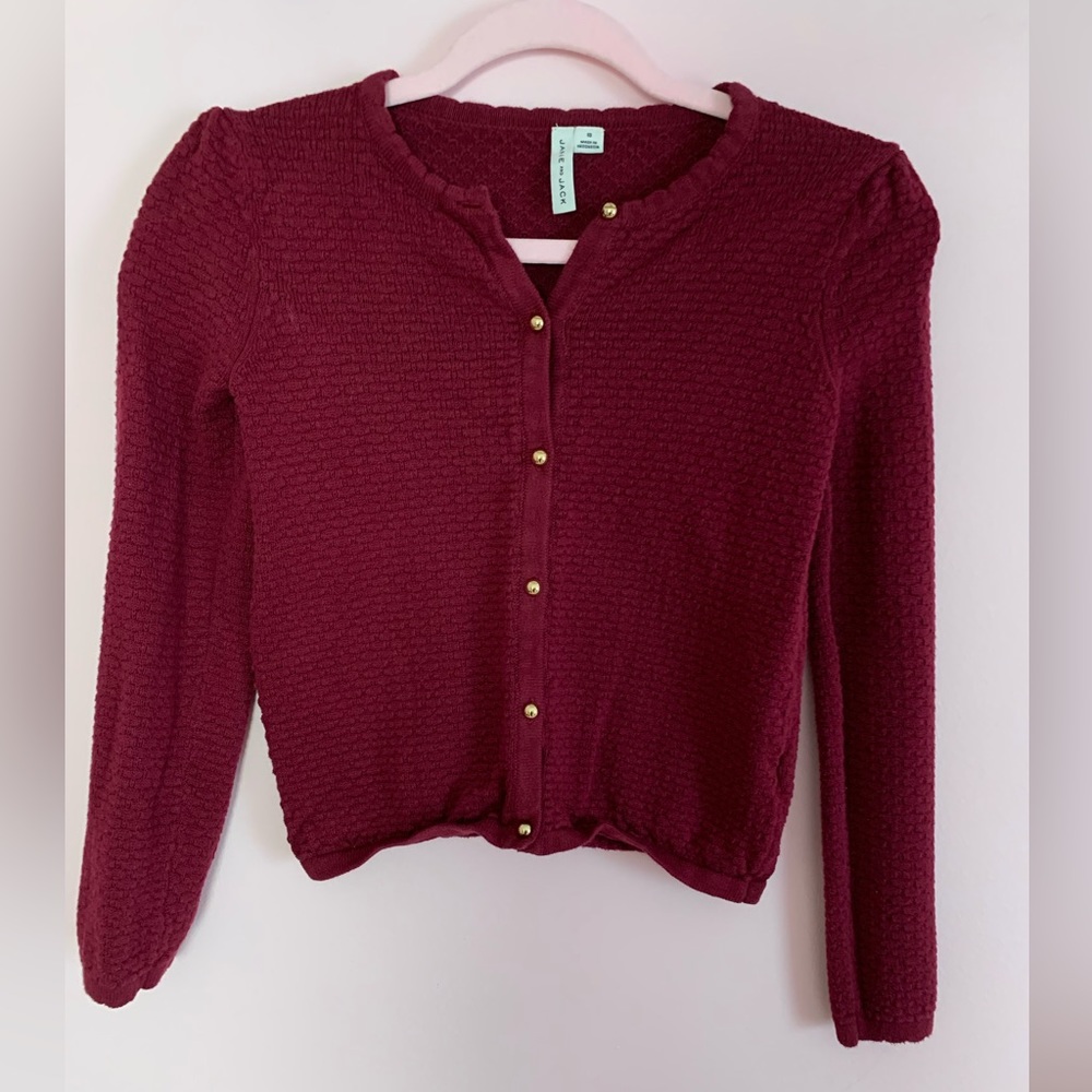 Janie and Jack girls cotton cardigan